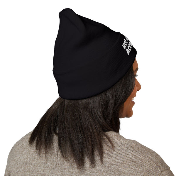 "Hot Girls Sew Accessories" Embroidered Knit Hat
