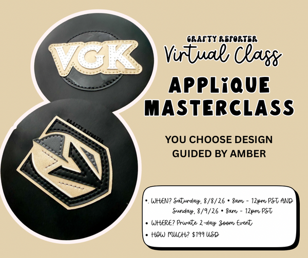 August Virtual Class Registration: Appliqué Masterclass
