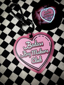 Badass Bag Makers Club Keychain