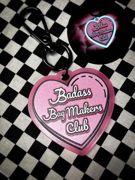 Badass Bag Makers Club Keychain