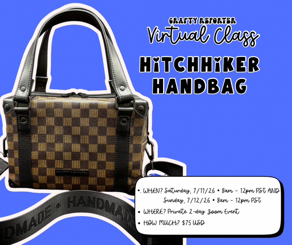 July Virtual Class Registration: Hitchhiker Handbag