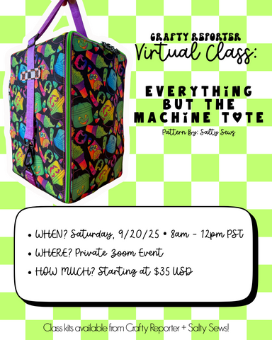 Virtual Class Registration: Everything But The Machine Tote