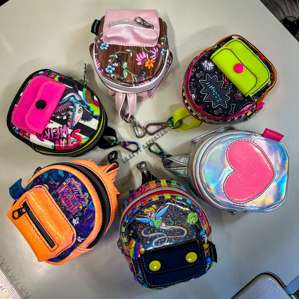 holographic mini backpack keyring Mini Backpack Keychains – The Crafty Reporter