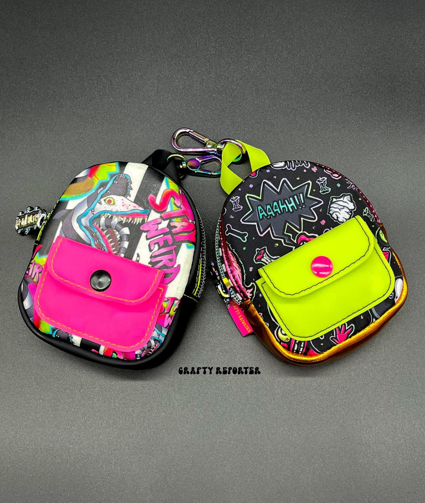 hobi knits backpack mini keychain Mini Backpack Keychains – The Crafty Reporter