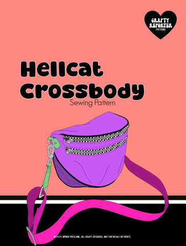 Hellcat Crossbody - PDF Sewing Pattern