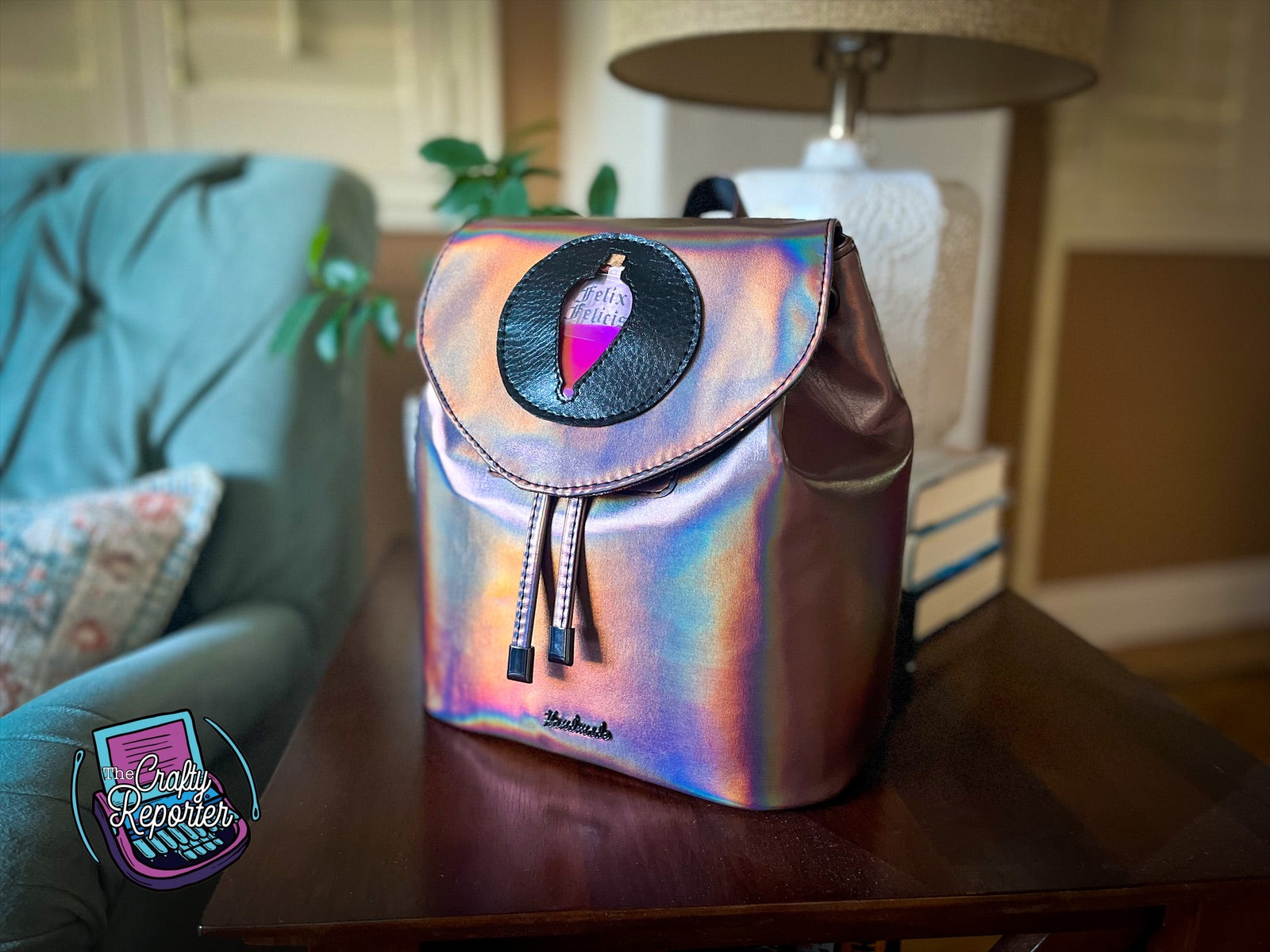 Potions Holographic Mini Drawstring Backpack