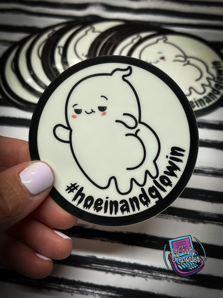 GITD BOOty Ghost Sticker