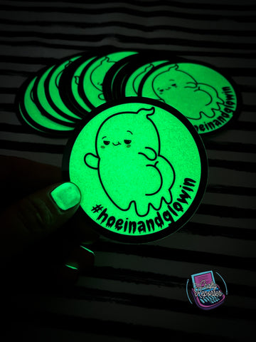 GITD BOOty Ghost Sticker